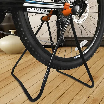 Ibera Utility Bike Stand Foldable Bicycle Repair Rack Wheel Hub Parking Storage • $27.99