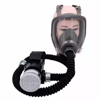 Face Gas Mask Set Respirator System Air Fed Constant Flow Supplied Electric AU • $207.85