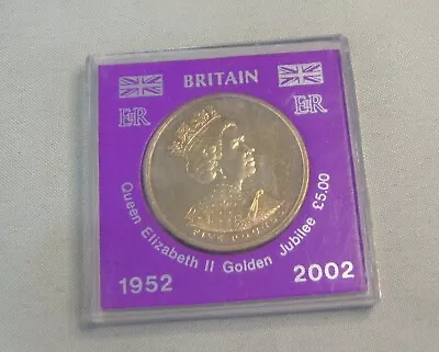 UK 5 Pounds 2002 Elizabeth II Golden Jubilee Coin Uncirculated • $8.70