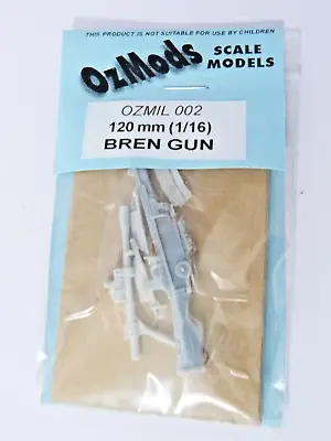 OzMods 120mm 1/16 Bren (1) Kit In Resin For Figures Diorama. OZMIL002 • $9.95