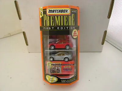 Matchbox Superfast Premiere 2 Car Set 1st Edition 1999 Ford Mustang Limited Edit • $9.99