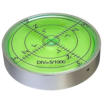 Aluminium Bullseye Round Precision Spirit Level 60mm Caravan • £12.99