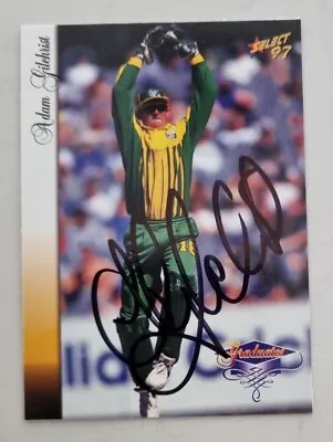 Rare Adam Gilchrist Select Odi Signed Card Cricket Australia  • $39