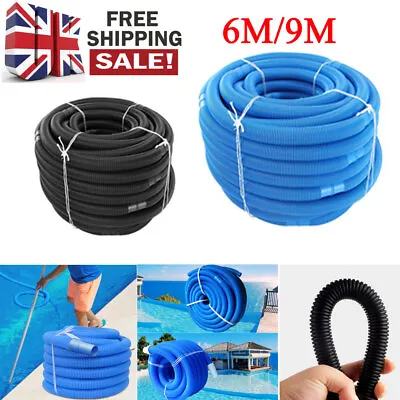 Swimming Pool Vacuum Hose Pool Set 32mm Durable Diameter Cleaning Filter UK • £30.18