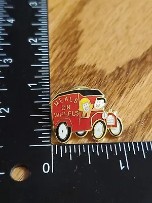 VTG Meals On Wheels Association Of America Volunteer Red Vehicle Lapel Pin Us • $9