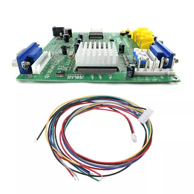 HD Video Converter Board CGA/EGA/YUV/RGB To VGA Arcade Game Monitor To LCD CRT • $41.99