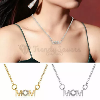 Mothers Day Gifts For Mum Mummy Mom Mother Birthday Present Silver Gold Necklace • £4.99