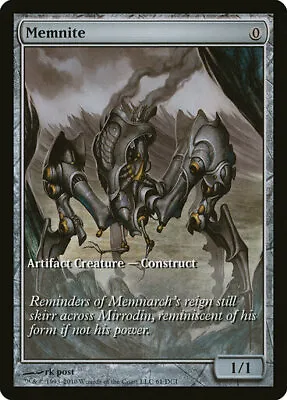 Memnite ~ Game Day Scars Of Mirrodin [ Excellent ] [ Magic MTG ] • $18