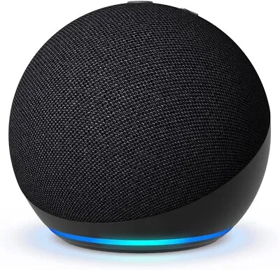 Amazon Echo Dot (5th Generation) Smart Speaker W Alexa - Charcoal Black Fabric!  • £37.99