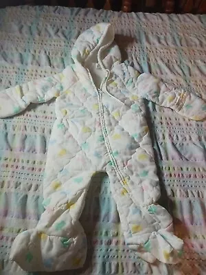 Vintage Mothercare Baby Snow Outfit Sz 6 Month's  • $20