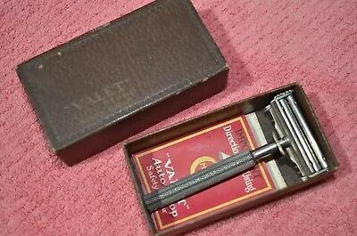 Vintage VALET Autostrop Safety Razor Boxed With Directions Slip • $39