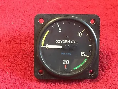 Cessna 2 1/4  Oxygen Cylinder Pressure Indicator Pn C668522-0101 • $59.99