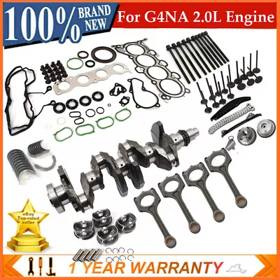 $375.06 • Buy G4NA 2.0L Engine Overhaul Rebuild Kit - Crankshaft Rod Timing For Hyundai Kia
