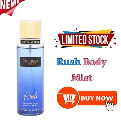 Victoria's Secret Women's Rush Fragrance Body Mist 8.4Fl Oz/250 Ml Free Shipping • $80.84