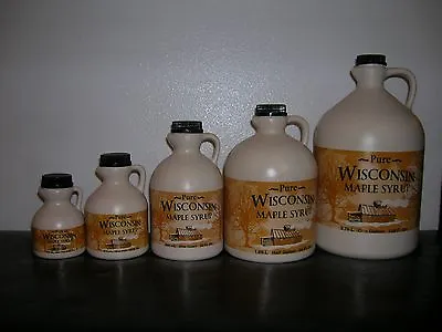 100% Pure Wisconsin Maple Syrup Grade A Medium Amber   • $32