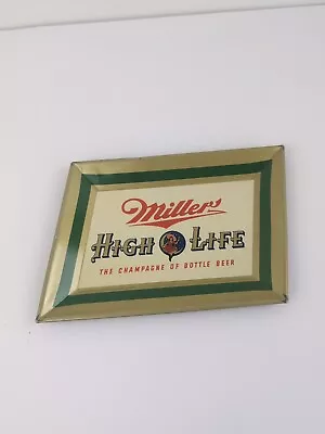  Vintage 1951 Miller High Life Beer Girl On The Moon Tip Tray  • $12.99