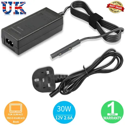 Surface Pro 12V 2.58A Tablet AC Adapter Power Supply Laptop Charger For Pro 5/3 • £11.99