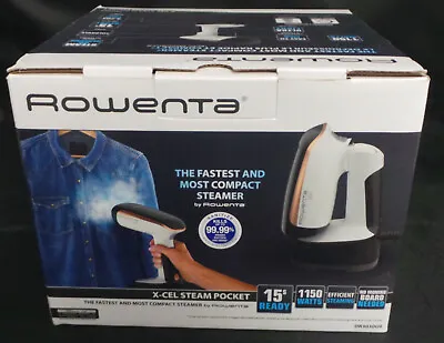 Rowenta X-Cel Steam Pocket Foldable Compact Handheld Garment Steamer - DR3030U0 • $54.95