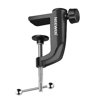 NEEWER Table Mounting C Clamp For Microphone Suspension Boom Scissor Arm Stand • £13.99