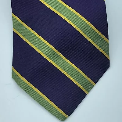 Brooks Brothers Mardi Gras Colors Stripe Necktie Tie  • $6.99