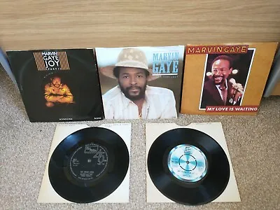 Marvin Gaye A Collection 4 Original 7  Vinyl Releases 3 With Picture Sleeves  • $15.34