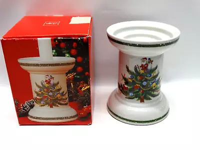 Mikasa Christmas Treats HP306 Pillar Candle Holder 5  In Original Box • $10