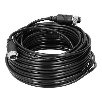 (15 Meters)Car Camera Cable 4Pin Camera Wire Video Extension Cord RV Reverse • $29.79