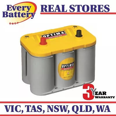 Optima D34 Yellow Top Battery 12 VOLT 55AH AGM Deep Cycle 765CCA • $425