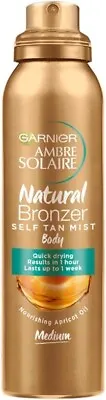 Garnier Ambre Solaire Bronzer Sun Tan Spray Medium 150ml • £9.99