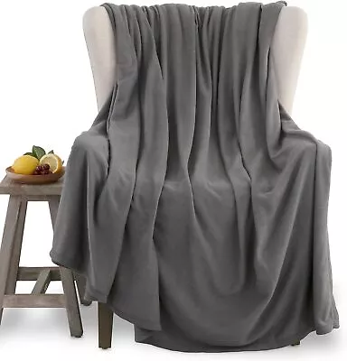 Vellux Microfleece Blankets Full/Queen Tornado Grey • $29.99