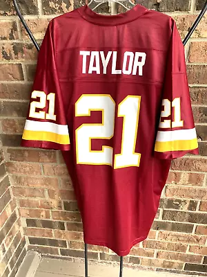 NFL Washington Redskins Sean Taylor 21 NFL Pro Line Vintage Red Jersey Men 2XL • $54.97