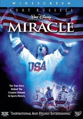 MIRACLE New DVD 1980 Olympic Hockey Team Kurt Russell • $10