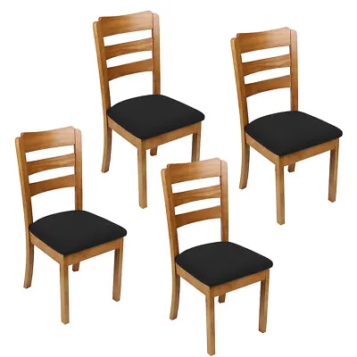 Dining Chair Seat Covers Removable Seat Stretch Cushion Slipcovers Protector _ • $22.39