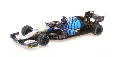 1:43rd Williams Racing Mercedes FW43B George Russell - 2nd Place Belgian GP 2021 • $99.95