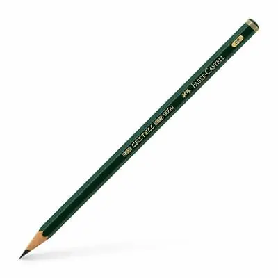 Faber Castell: Castell 9000 Black Lead Pencil 6B • £2.65