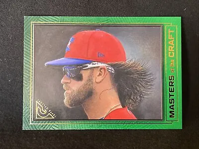2021 Topps Gallery Masters Of The Craft Green Bryce Harper MTC-1 Phillies /250 • $19.99