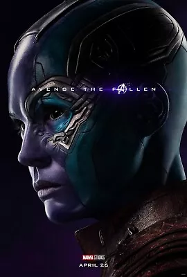 2019 Marvel The Avengers Endgame War Poster 11X17 Nebula Guardians 🍿 • $12.93