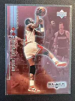 Michael Jordan 1999 Black Diamond #1 Red Double Diamond  Serial #0976/3000 • $24.99