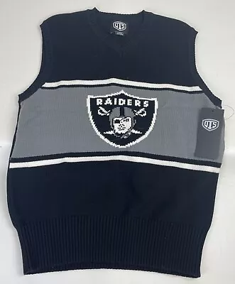 OTS Black Raiders Sweater Vest Size Large New With Tags • $12.75