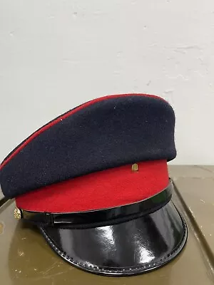 British Army Female Peaked Cap No.1 Dress Military Uniform REME Royal Red MOD UK • £14.99