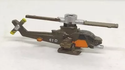 1987 Galoob Micro Machines Apache Army Gunship Helicopter Rare - FREE SHIPPING  • $17.99