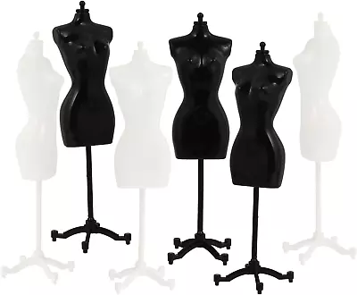 Female Mannequin Torso 6 Pcs Dress Form Manikin Body With Base Stand New • $23.87