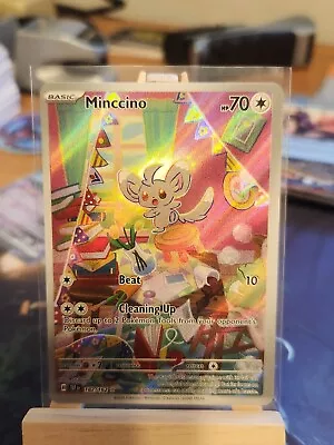 Temporal Forces Minccino Special Illustration Rare 182/162 Pokémon • $0.99