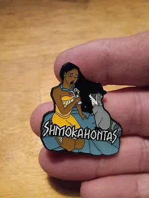 Pocahontas Smokeahontas Native American Dab Dabbing Thc Oil Enamel Lapel Hat Pin • $18.70