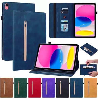 $11.49 • Buy For IPad 5/6/7/8/9/10th Gen Air Mini Pro 4 5 PU Leather Wallet Stand Case Cover