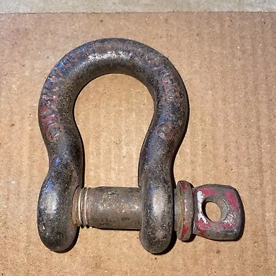 Crosby 5/8  Screw Pin Anchor Shackle 3-1/4 Ton WLL Rusty But Trusty Steel Tool ! • $14.99