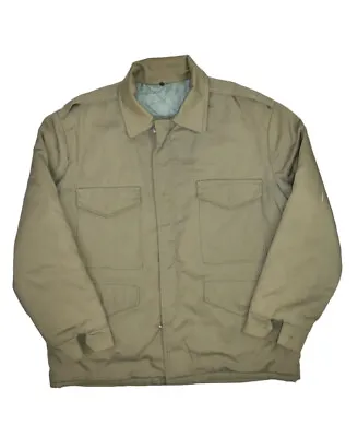 Vintage Military Field Jacket Mens L Olive Quilt Lined M65 OG 107 Combat • $51.95