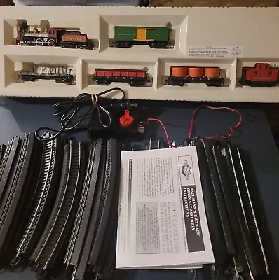 HO Scale Model Railroad Train Layout Bachmann EZ Track Steel Lot 30 Pcs W/Train • $79