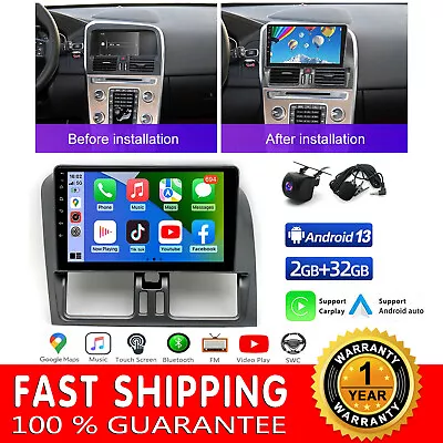 For 2009-2012 Volvo Xc60 Wifi Carplay Radio Android13 Rds 9  Gps Navi Ahd Camera • $175.99