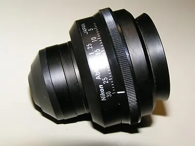 NIKON Abbe 1.25 Microscope Condenser For  Labophot Labophot 2 And Optiphot • $28.99